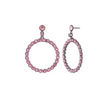 pink - Creole Cristal - Konplott earrings
